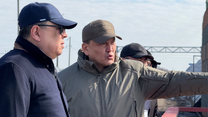 Паводковую ситуацию в СКО проверил Канат Бозумбаев