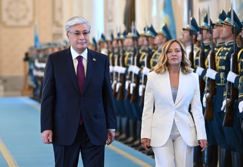 Токаев и Мелони провели переговоры в Астане  Дополнено