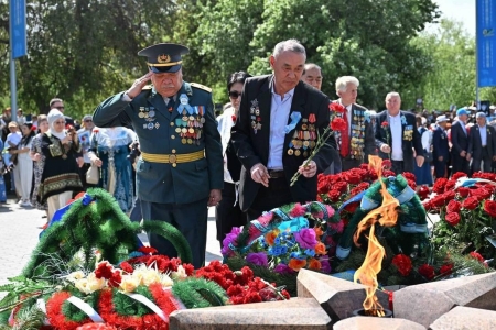 В области Абай широко отмечают 80-летие Великой Победы