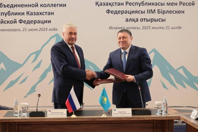 Сотрудничество в розыскной деятельности и противодействии обороту наркотиков обсудили МВД Казахстана и России