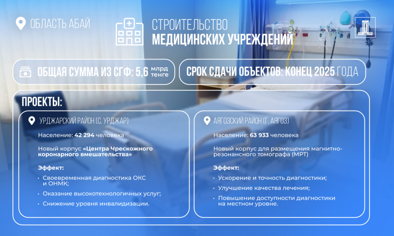На 5,6 млрд тенге из возвращенных активов построят медобъекты в области Абай