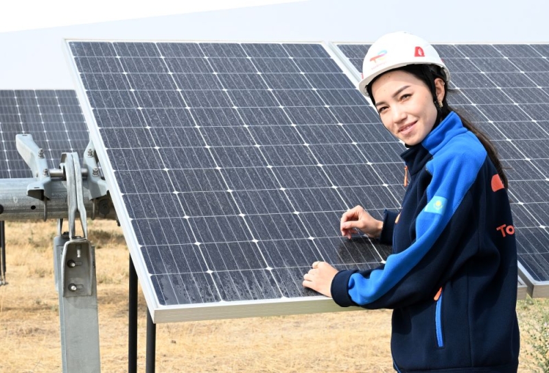 В окрестностях Шу успешно действует одна из крупнейших в стране солнечных электростанций