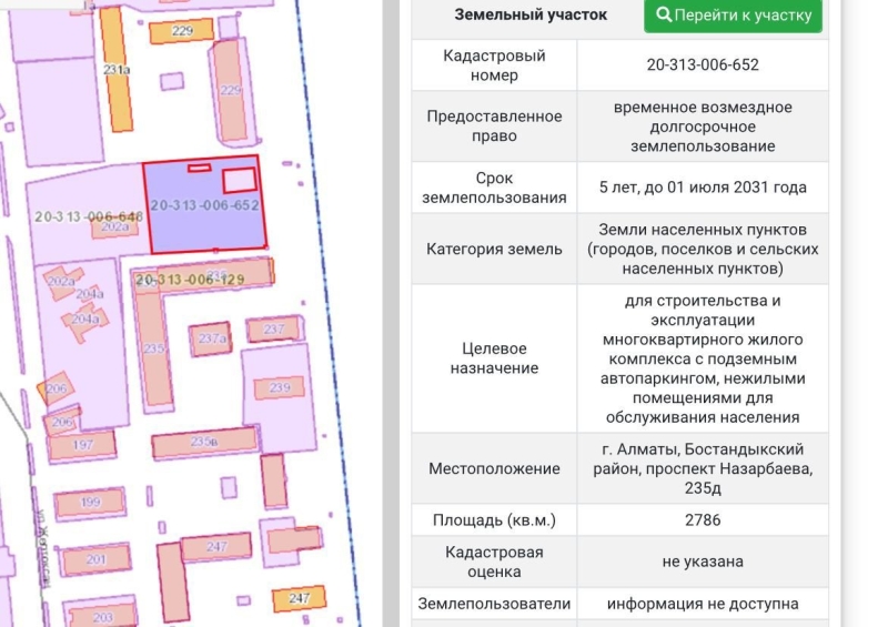 Алматинцы пытаются отстоять сквер от застройки компанией депутата Набиева