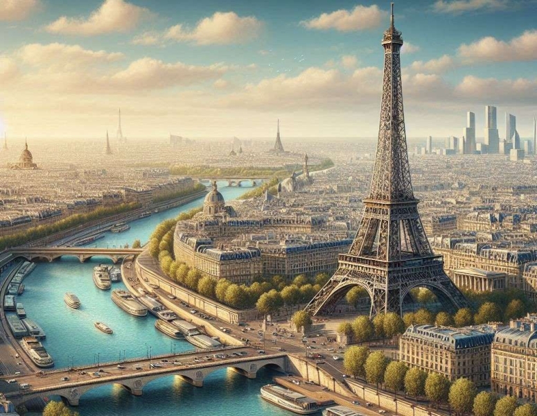 Грязная вода затопила Лувр в Париже