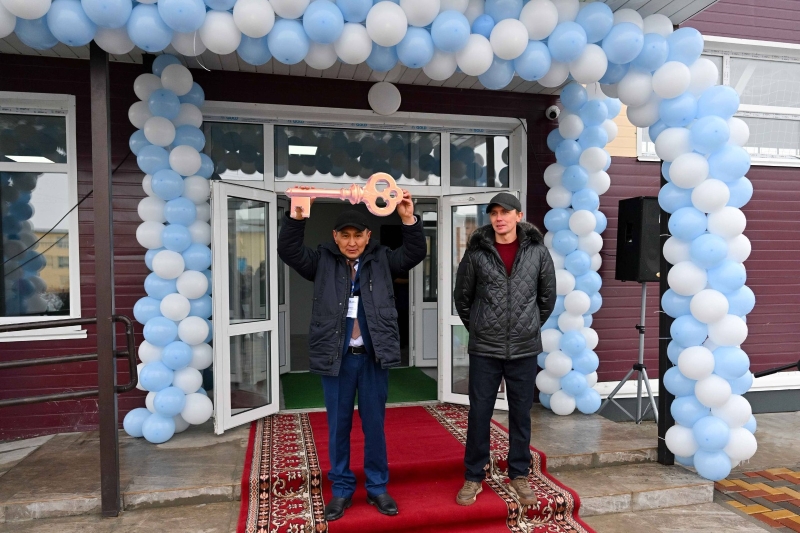 В самом отдаленном селе области Абай открыли современный спорткомплекс