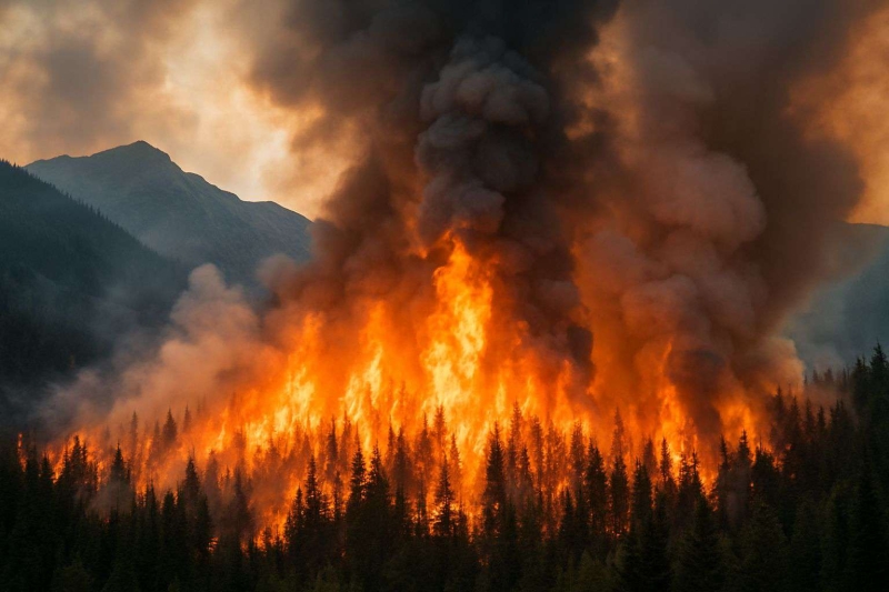 В Аргентине горят леса национального парка